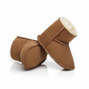 Australian Shepherd UGG Baby Booties - Chestnut