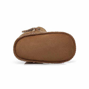 Australian Shepherd UGG Baby Booties - Chestnut
