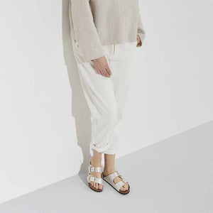 Birkenstock Arizona Big Buckle Birko-Flor Sandals - Narrow - Graceful Pearl White