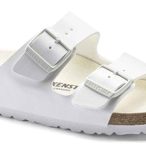 Birkenstock Arizona Semi Exquisite Birko-Flor Sandals - Narrow - Triple White