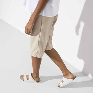 Birkenstock Arizona Semi Exquisite Birko-Flor Sandals - Narrow - Triple White