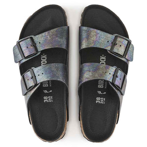 Birkenstock Arizona Vegan Sandals - Narrow - Black Iridescent