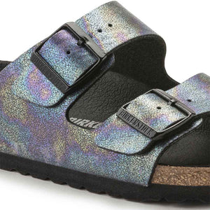 Birkenstock Arizona Vegan Sandals - Narrow - Black Iridescent