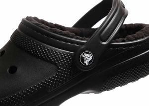 Crocs Classic Lined Clogs - Black/Black