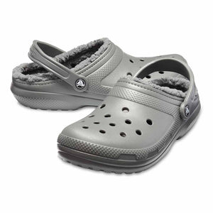 Crocs Classic Lined Clogs - Slate/Grey