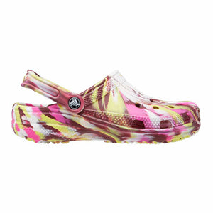 Crocs Classic Marbled Clogs - Electric Pink