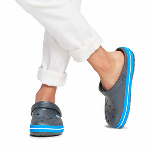 Crocs Crocband Clogs - Charcoal/Ocean