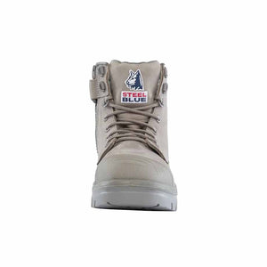 Steel Blue Argyle Zip Scuff Cap 312652 Work Boots - Granite