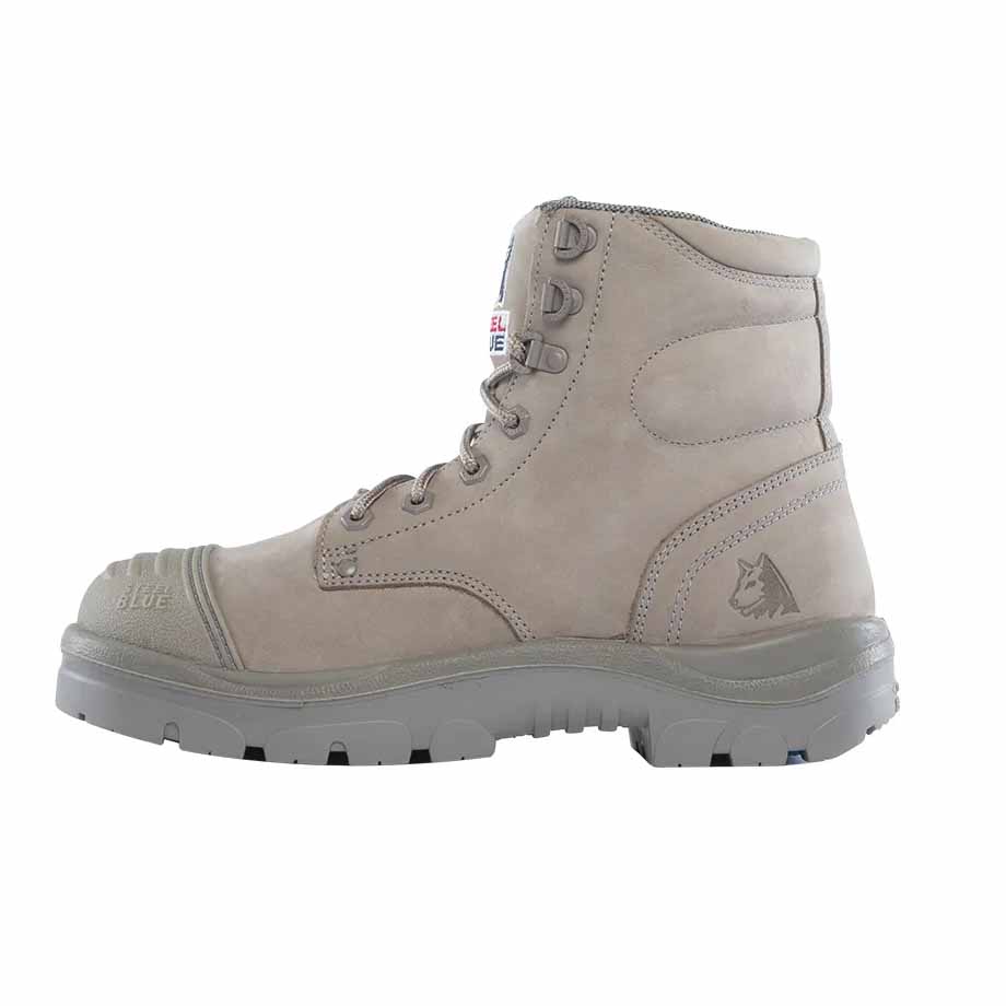 Steel Blue Argyle Zip Scuff Cap 312652 Work Boots - Granite