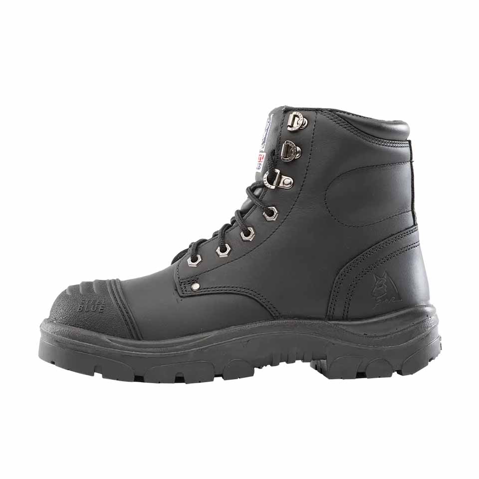 Steel Blue Argyle Zip Scuff Cap 312652 Safety Work Boot - Black