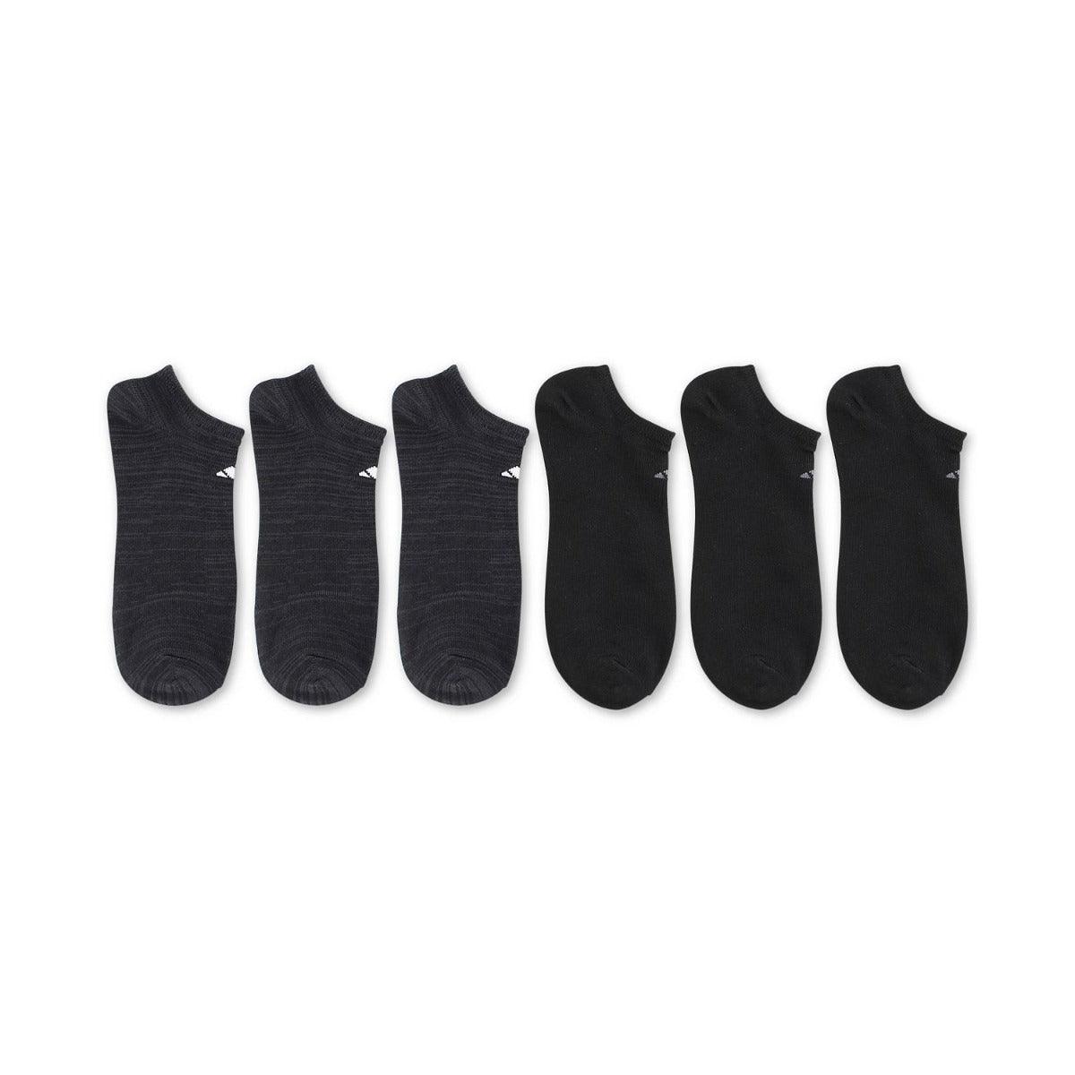 Adidas Athletic Superlite Cushioned No Show Socks (6 Pairs) - One Size - The Next Pair