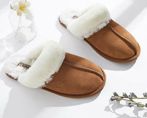 Australian Shepherd Ugg Rosa Suede Slippers - The Next Pair