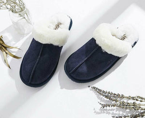 Australian Shepherd Ugg Rosa Suede Slippers - The Next Pair