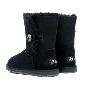 Australian Shepherd Ugg Short Button Premium Double Face - The Next Pair