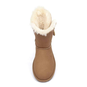 Australian Shepherd Ugg Short Button Premium Double Face - The Next Pair