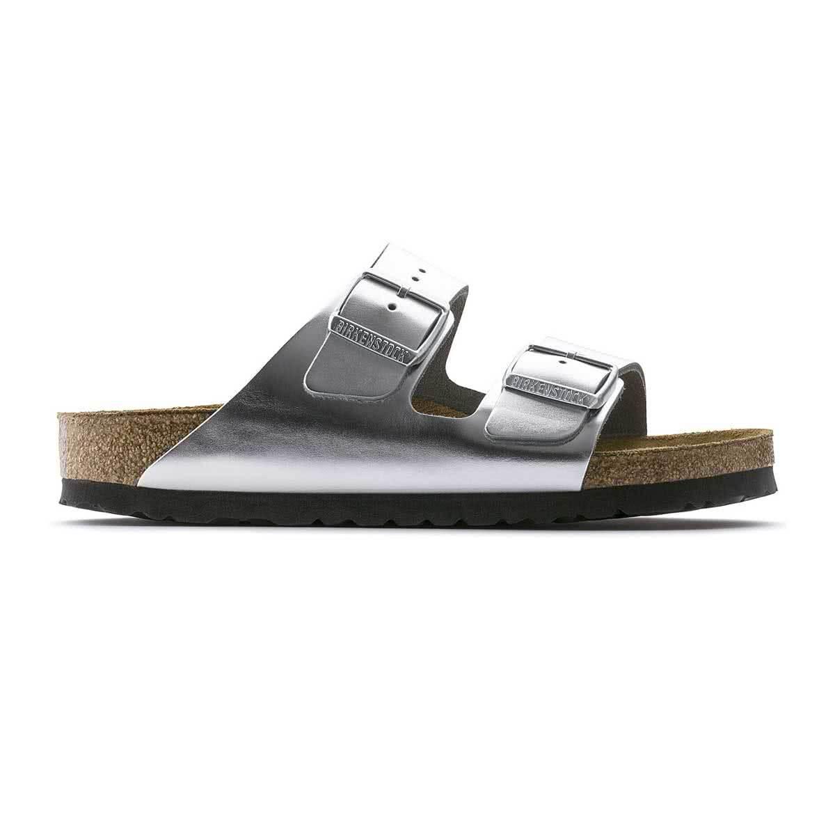 Birkenstock Arizona Natural Leather Soft Footbed Sandals - Regular - The Next Pair