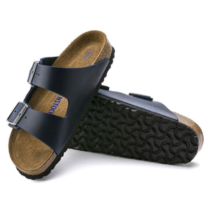 Birkenstock Arizona Oiled Nubuck Leather Soft Footbed Sandals - Regular - The Next Pair