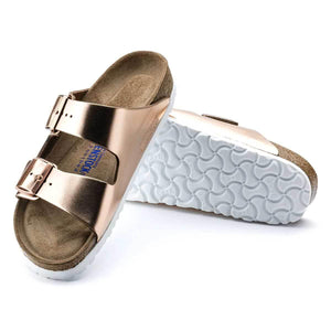 Birkenstock Arizona Soft Footbed Natural Leather Sandals - Narrow - The Next Pair