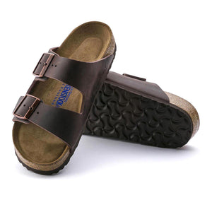 Birkenstock Arizona Soft Footbed Oiled Leather Sandals - Regular - The Next Pair