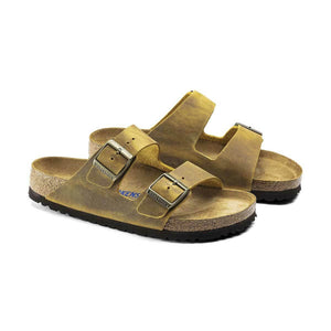 Birkenstock Arizona Soft Footbed Oiled Leather Sandals - Regular - The Next Pair