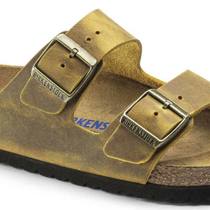 Birkenstock Arizona Soft Footbed Oiled Leather Sandals - Regular - The Next Pair