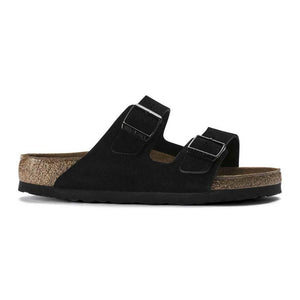 Birkenstock Arizona Suede Leather Soft Footbed Sandals - Regular - The Next Pair