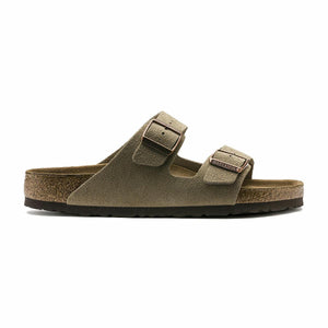 Birkenstock Arizona Suede Leather Soft Footbed Sandals - Regular - The Next Pair