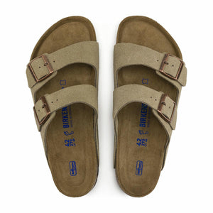 Birkenstock Arizona Suede Leather Soft Footbed Sandals - Regular - The Next Pair