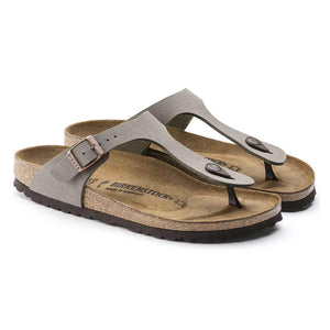 Birkenstock Gizeh Birko-Flor Nubuck Sandals - Regular - The Next Pair