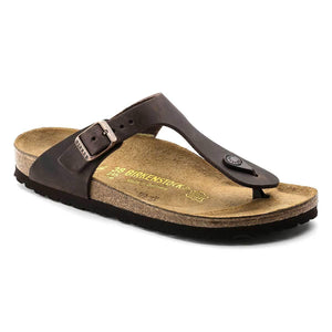 Birkenstock Gizeh Oiled Leather Sandals- Narrow - The Next Pair