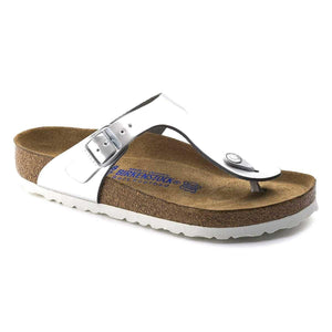 Birkenstock Gizeh Soft Footbed Natural Leather Sandals - Regular - The Next Pair