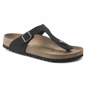 Birkenstock Gizeh Vegan Sandals - Regular- Black - The Next Pair