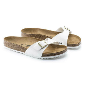 Birkenstock Madrid Birko-Flor Patent Sandals - Narrow - The Next Pair