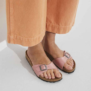 Birkenstock Madrid Birko-Flor Sandals - Narrow - Graceful Old Rose - The Next Pair