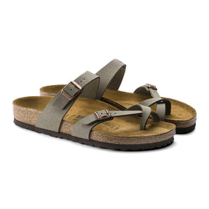 Birkenstock Mayari Birko-Flor Nubuck Sandals - Regular - The Next Pair