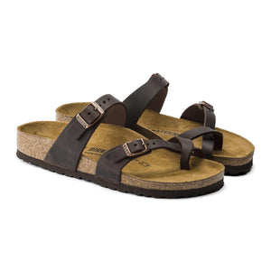 Birkenstock Mayari Oiled Leather Sandals - Regular - The Next Pair