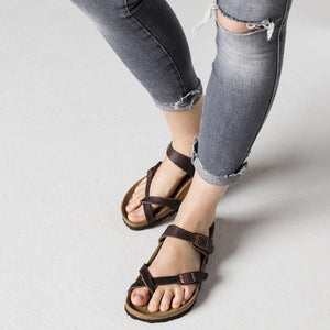 Birkenstock Mayari Oiled Leather Sandals - Regular - The Next Pair