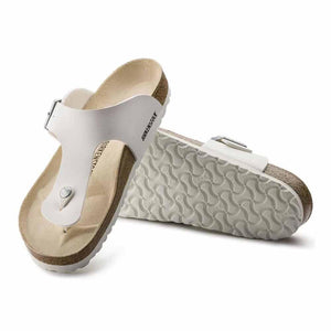 Birkenstock Ramses Birko-Flor Sandals - Regular - White - The Next Pair