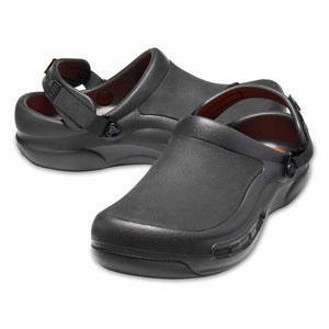 Crocs Bistro Pro Lite Ride Work Clogs - Black - The Next Pair