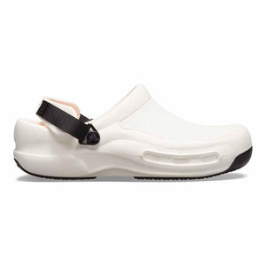 Crocs Bistro Pro Lite Ride Work Clogs - White - The Next Pair