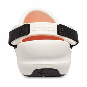 Crocs Bistro Pro Lite Ride Work Clogs - White - The Next Pair