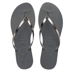 Havaianas You Metallic Thong - Steel Graphite - The Next Pair