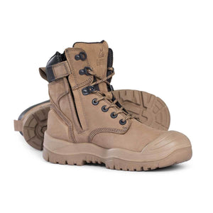 Mongrel High Leg Zipsider Scuff Cap Work Boots - The Next Pair