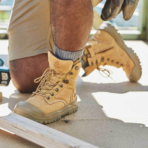 Mongrel High Leg Zipsider Scuff Cap Work Boots - The Next Pair
