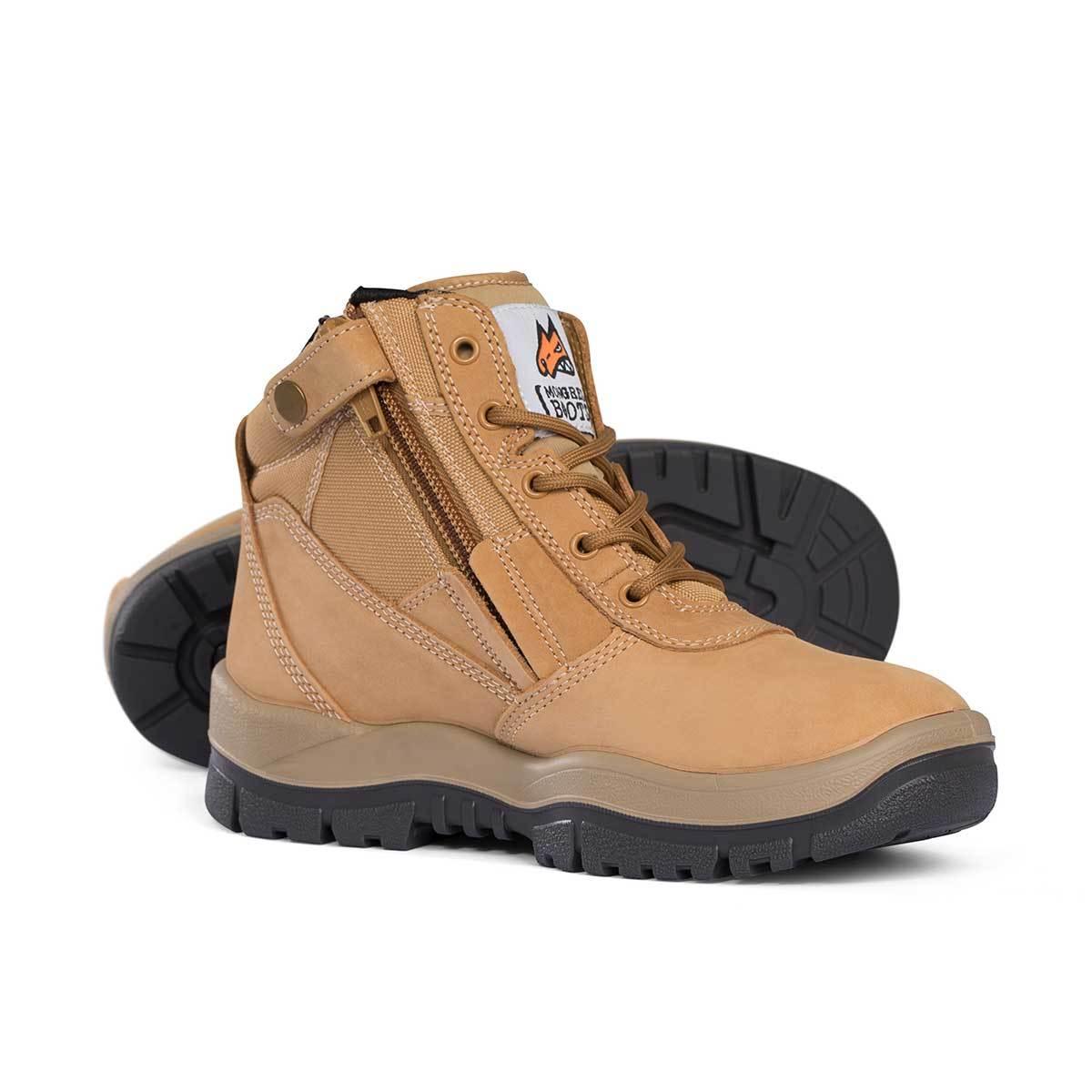 Mongrel Zipsider Safety Steel Toe Work Boots - The Next Pair