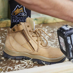 Mongrel Zipsider Safety Steel Toe Work Boots - The Next Pair