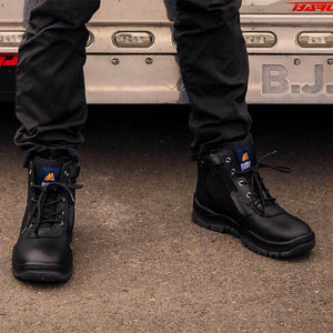 Mongrel Zipsider Safety Steel Toe Work Boots - The Next Pair
