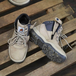 Mongrel Zipsider Safety Steel Toe Work Boots - The Next Pair