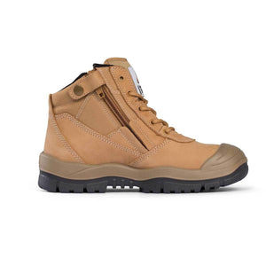 Mongrel Zipsider Scuff Cap Safety Steel Toe Work Boots - The Next Pair