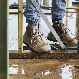 Mongrel Zipsider Scuff Cap Safety Steel Toe Work Boots - The Next Pair
